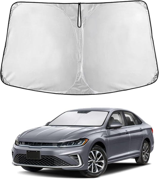 for Volkswagen Jetta 2019-2025 Windshield Sunshade -EcoNour Sunshade 240T by EcoNour