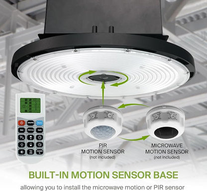 ASD LED High Bay UFO Light Fixture, Commercial Shop Lighting | Dimmable - Image 7