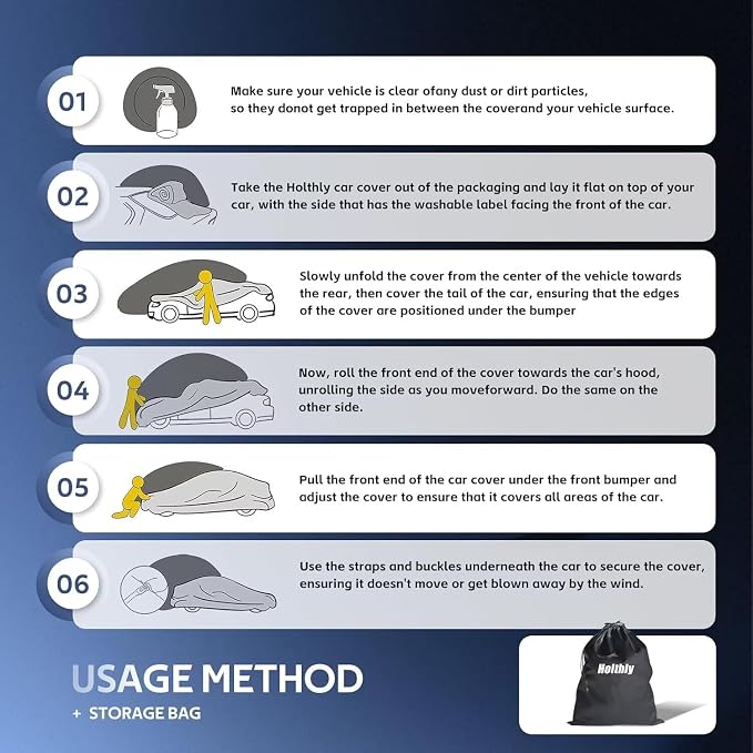 10 Layers Car Cover Custom Fit for Subaru BRZ/Toyota 86, Waterproof All Weather - Image 6
