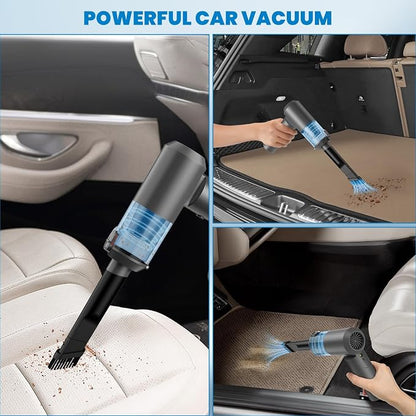 90° Foldable Car Vacuum Portable Cordless 16000PA Suction, 4-in-1 Mini Vacuum - Image 2