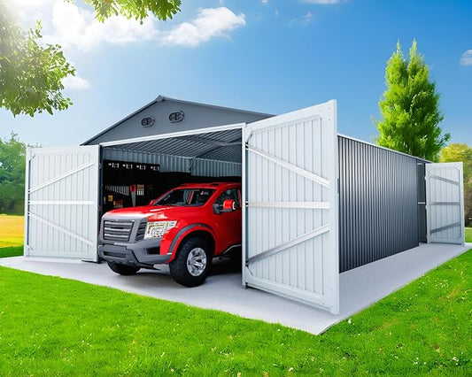 20x13 Metal Shed, Metal Garage Building by BNSPLY