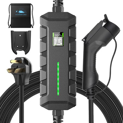 Level 2 EV Charger ETL Certified, 30A 7.2KW Home Charging Station, Plug-in NEMA by Morec
