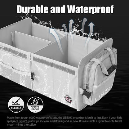 LIBZAKI Car Trunk Storage Organizer - Image 2