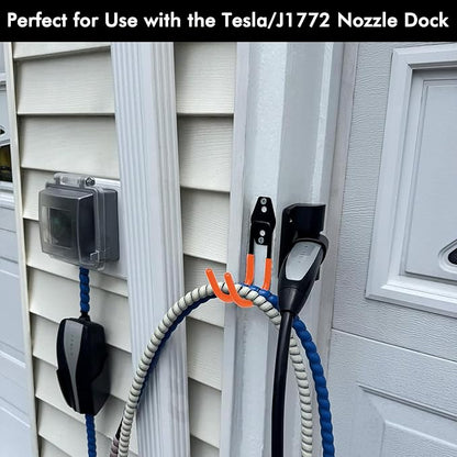 Tesla Charger Holder Wall Mount EV Charger Holder, Tesla Charging Cable - Image 2