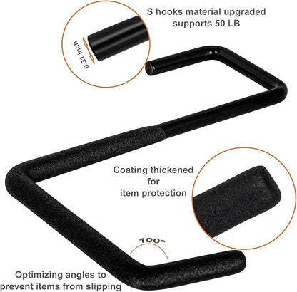 Rafter Hanger Hook 2 Pcs, Large S Hooks, Upgraded Fence Hangers, Ladder and - Image 3