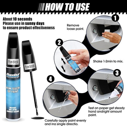 Matte Black Rim Touch Up Paint - Image 5
