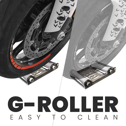 GRAND PITSTOP Motorcycle Roller Wheel Cleaning Stand - Image 2