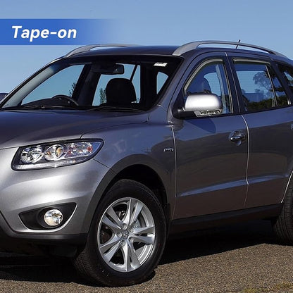 Window Visors Rain Guards for 2007-2012 Hyundai Santa Fe, Out-Channel Window - Image 3