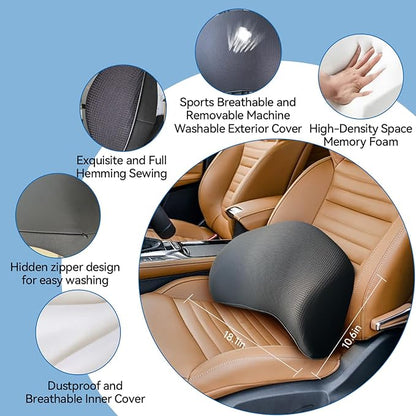 Lumbar Support Pillow for Car, 100% Memory Foam Lumbar Pillow - Image 3