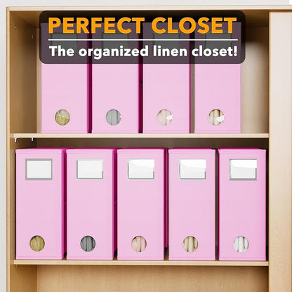 SpaceAid 9 Pack Bed Sheet Organizers and Storage, Foldable Sheet Organizer - Image 5