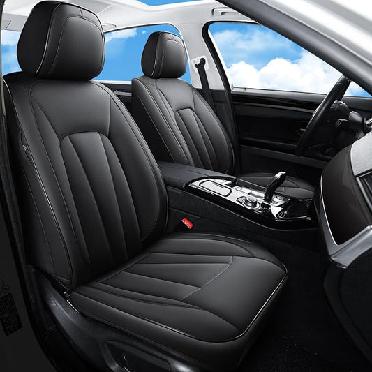 Front Car Seat Covers, Waterproof Leather Car Seat Covers, Comfortable by CarLuxor