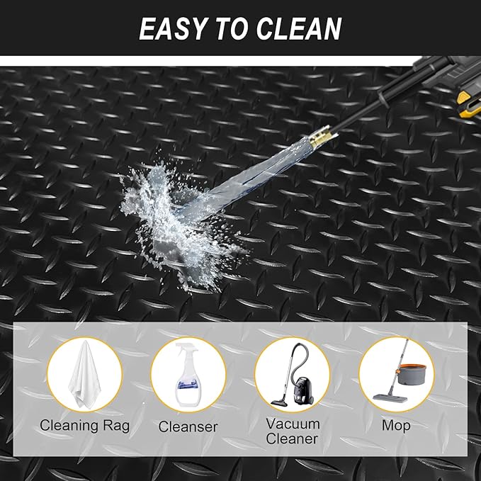 7.5x18 FT Garage Floor Mat, Flooring Roll - Image 6