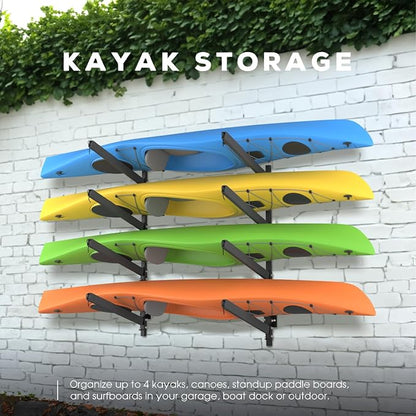 Kayak Storage Rack, Heavy Duty Freestanding Sup Storage Stand - Image 5