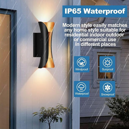 Modern 30W LED Outdoor Wall Lights Up Down Wall Sconce, IP65 Waterproof Outdoor - Image 5