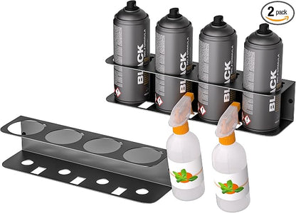 Ultrawall Spray Can Holder Rack, Wall Mounted Spray Bottle Holder, Garage Wall by UltrawallGarageTools