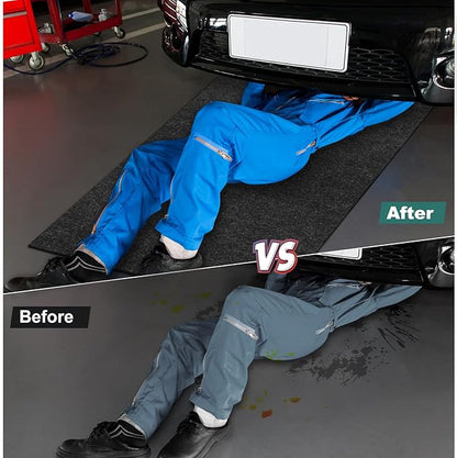 60" x 72" Giant Oil Drip Mat for Garage Driveway, Reusable Rubber Floor Oil - Image 5