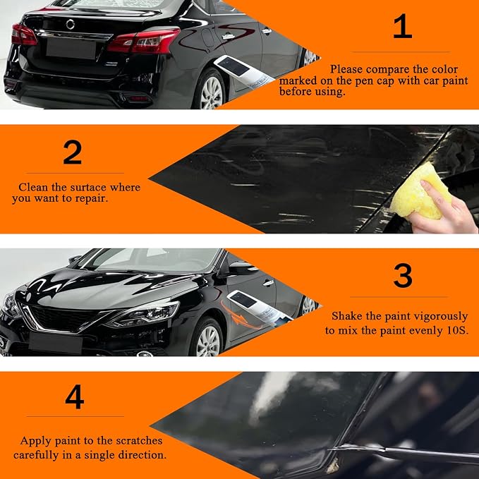 K23 Brilliant Silver Metallic Touch Up Paint - Image 6