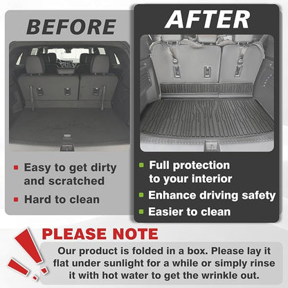 TripleAliners Trunk Floor Mat All Weather Liner Compatible - Image 7