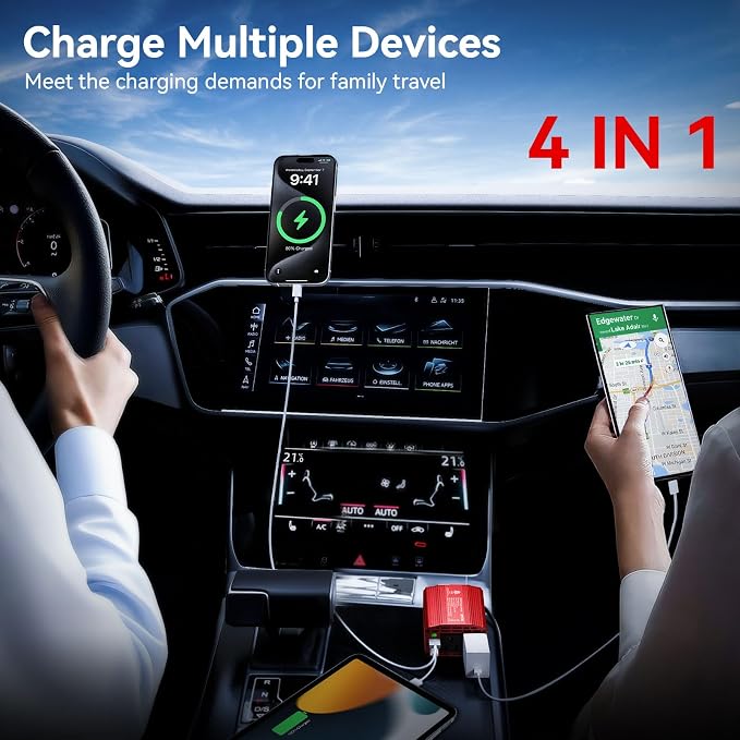 BESTEK 300W Car Power Inverter - Image 2