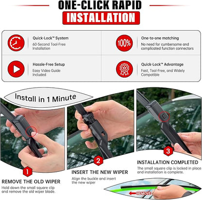 Windshield Wiper Blade Set Replacement - Image 5