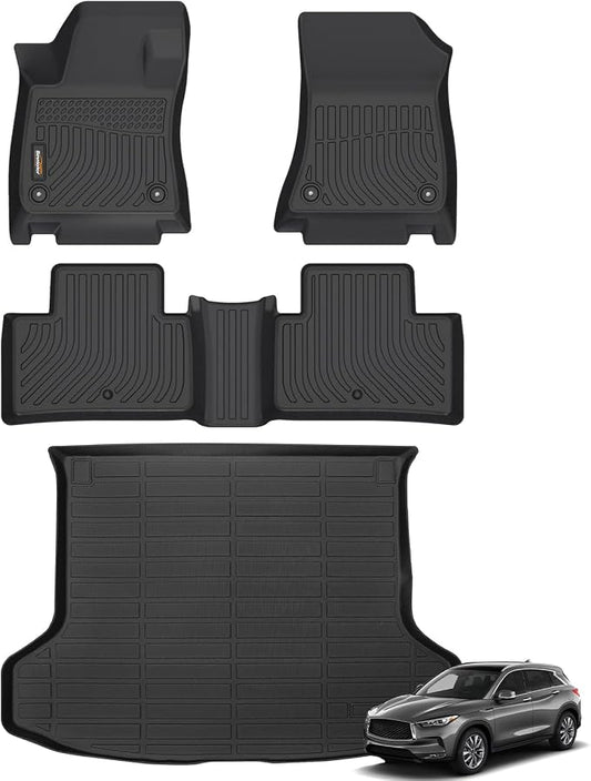 Binmotor-All Weather Car Floor Mats and Cargo Liner Set by VisittheBinmotor