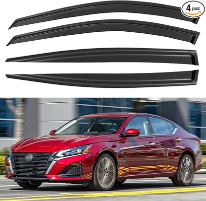 Window Visors Rain Guards for 2019-2025 Nissan Altima, Out-Channel Window Vent by YQAUTEC