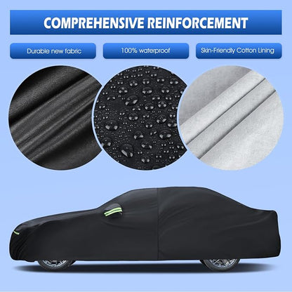 Car Cover Custom Fit for 2007-2025 BMW 3 Series M3 320i 325i 328i 330i 340i - Image 3