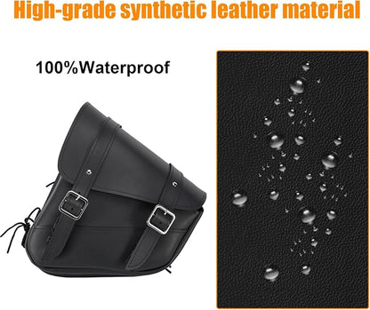 GARGOYLE BELLS Motorcycle Saddle Bags Solo Swing Arm Bag - Image 3