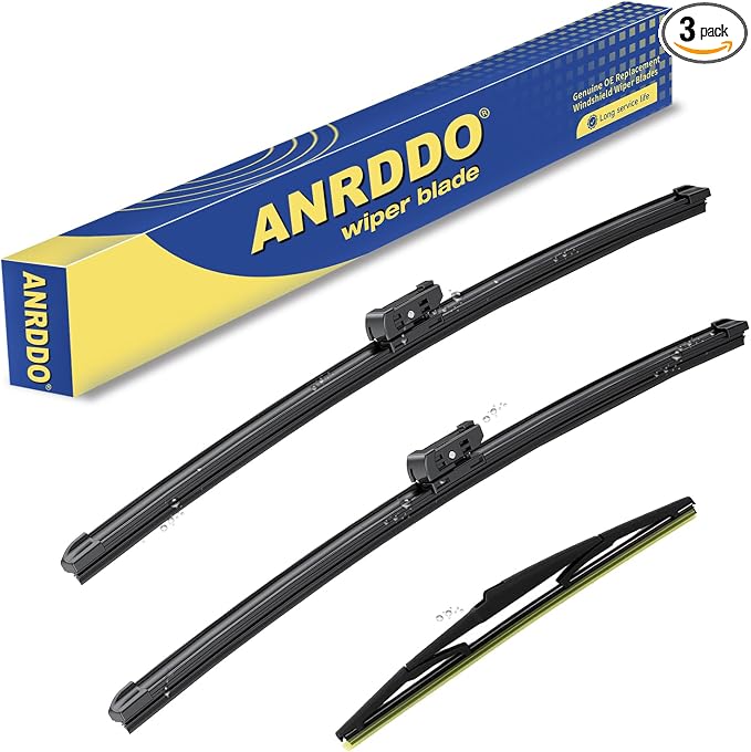3 Wipers Factory Replacement For Toyota Prius 2016 2017 2018 2019 2020 2021 by ANRDDO