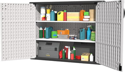 Patiowell 26 Cu.ft Plastic Outdoor Storage Shed w/o Shelf, Lockable Waterproof - Image 7
