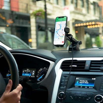 iOttie Car Charger Easy One Touch Wireless 2 Qi Charging Dashboard Phone Mount - Image 7
