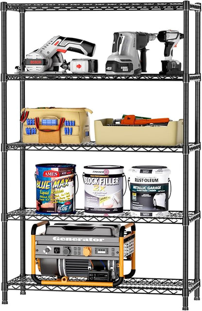 SINGAYE 5 Garage Heavy Duty Shelving Unit Kitchen Pantry Close Home Organizers by SINGAYE