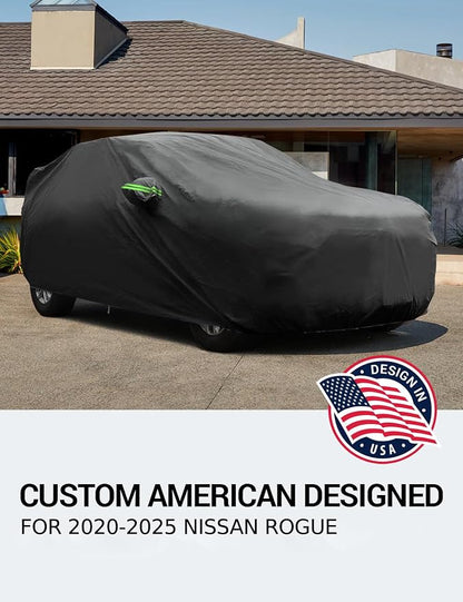 Proadsy 2025 Upgrade Car Cover for Nissan Rogue 2020-2024 2025, Waterproof All - Image 2