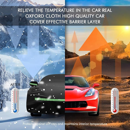 for Corvette 2014-2019 C7 Car Cover 210D Outdoor Waterproof UV Protection - Image 5