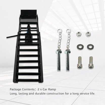 5 Ton 2 Pack Hydraulic Car Ramp Elevator 10000 Lbs - Image 6
