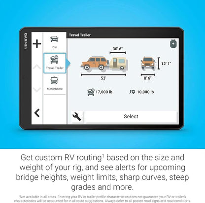 Garmin RV 1095, Extra-Large, Easy-to-Read 10” GPS RV Navigator, Custom RV - Image 4