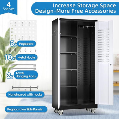 Broom Closet Storage Cabinet - Image 4
