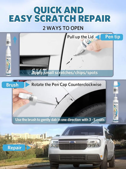 Tuxedo Black Touch Up Paint for Ford, Car Paint Scratch Repair Remover Pen - Image 6