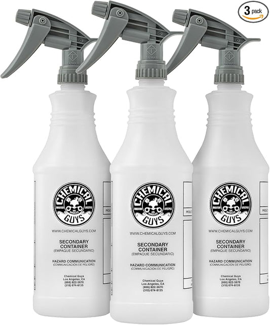 Chemical Guys ACC130 Professional Chemical Resistant Heavy Duty Bottle and by ChemicalGuys