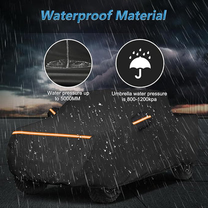 Waterproof Car Covers for Toyota Tacoma Double Cab-6ft Bed 2016-2025, - Image 5