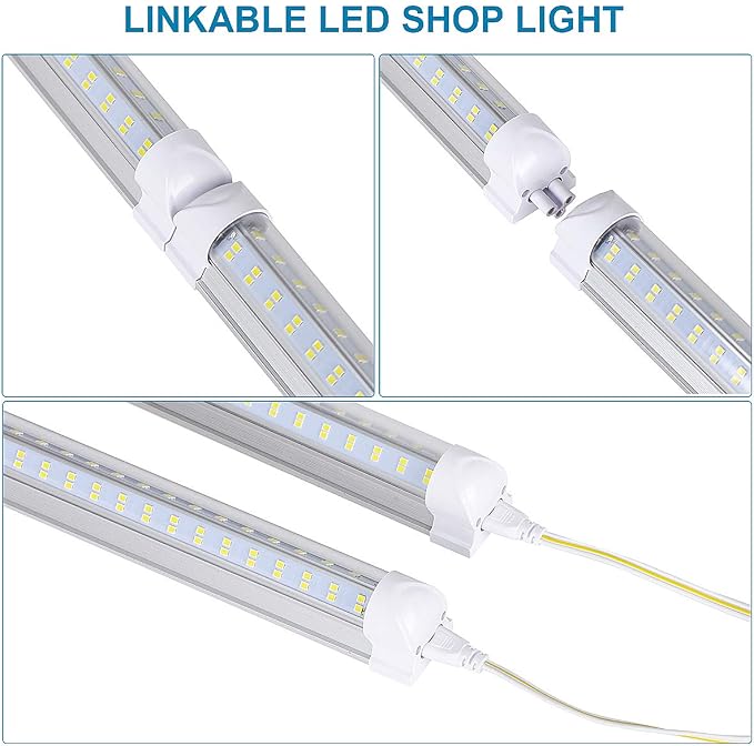 25 Pack, LED Shop Light, 4FT LED Light Fixtures, 60W 6500LM 6000K Cool White - Image 6