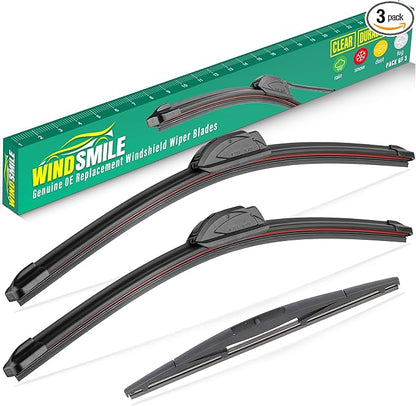 24" 21" 14" Windshield Wiper Blades Replacement by WINDSMILE