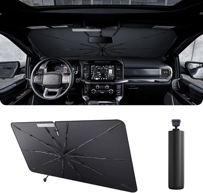 2025 Upgrade Car Windshield Sun Shade Windshield Sunshade Umbrella Protect Car - Image 2