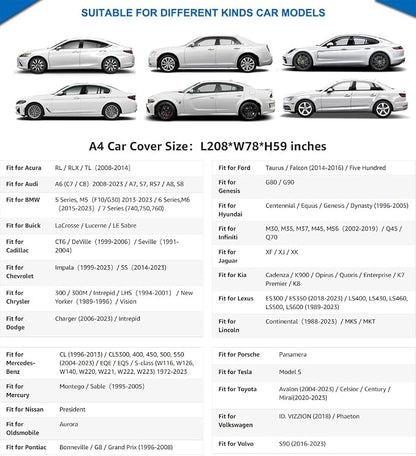 KouKou 6 Layers Car Cover Waterproof All Weather - Image 6