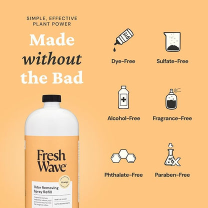 Fresh Wave Orange Odor Eliminator Spray & Air Freshener Refill, 32 fl. oz. - Image 8