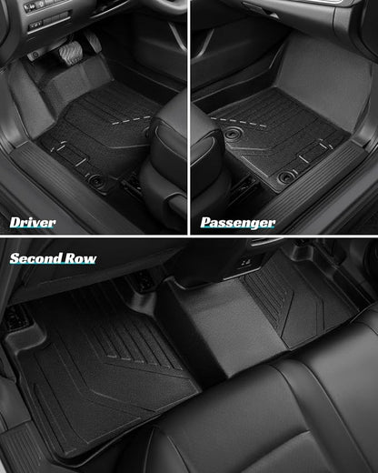 Floor Mats Full Set for Nissan Rogue 2021-2025 Accessories, All Weather Floor - Image 6