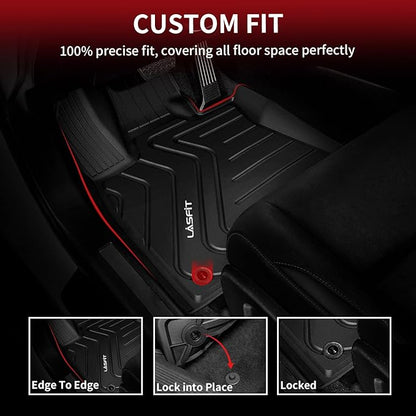 LASFIT Floor Mats Fit for Lexus NX NX200t NX300 NX300h 2021-2015 All Weather - Image 2
