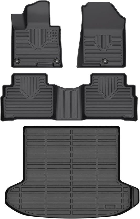 Wayhigh-All Weather Floor Mats and Cargo Liner Set Fit by Wayhigh