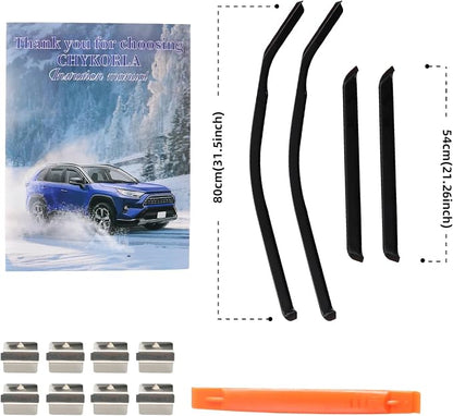 in Channel Rain Guards Fit for 2021-2025 Ford Bronco Sport, Durable Side Window - Image 6