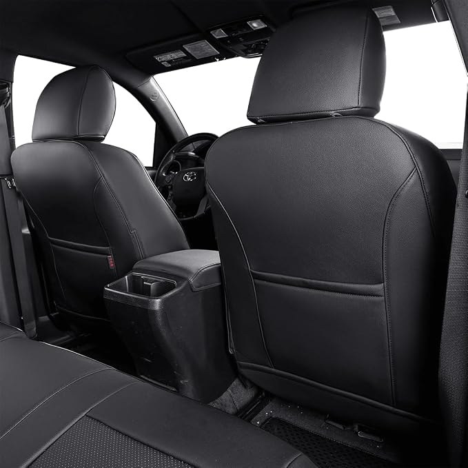 EKR Custom Fit Tacoma Leather Car Seat Covers - Image 3